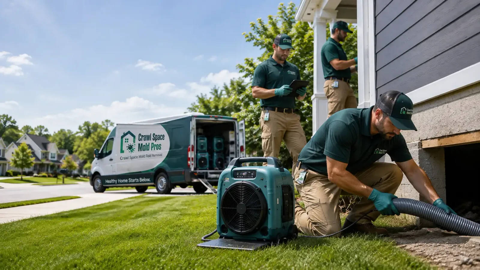 Crawl Space Mold Removal in Platte, SD